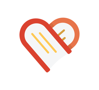TREC Logo Heart Graphic