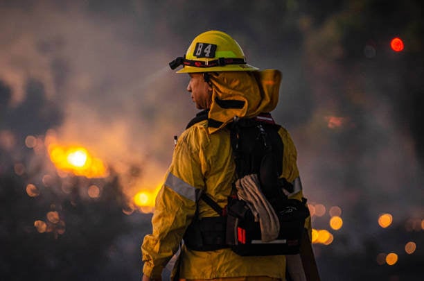 Firefighter in Los Angeles County